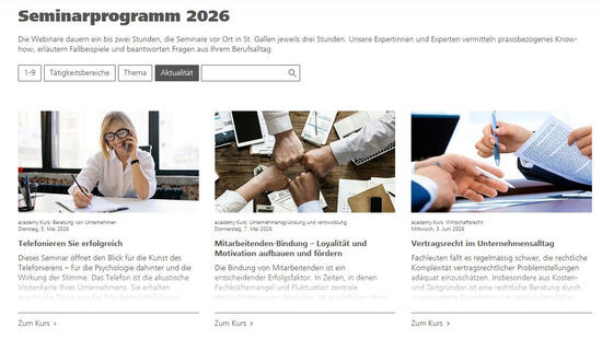 Bild Seminarprogramm 2026